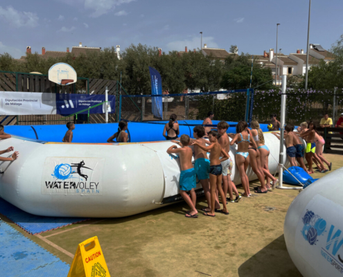 Watervolley Diputacion Malaga Pizarra 2022, piscina niños
