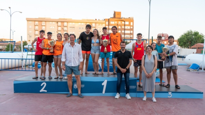 Torneo Watervolley Fuenlabrada podium mixto